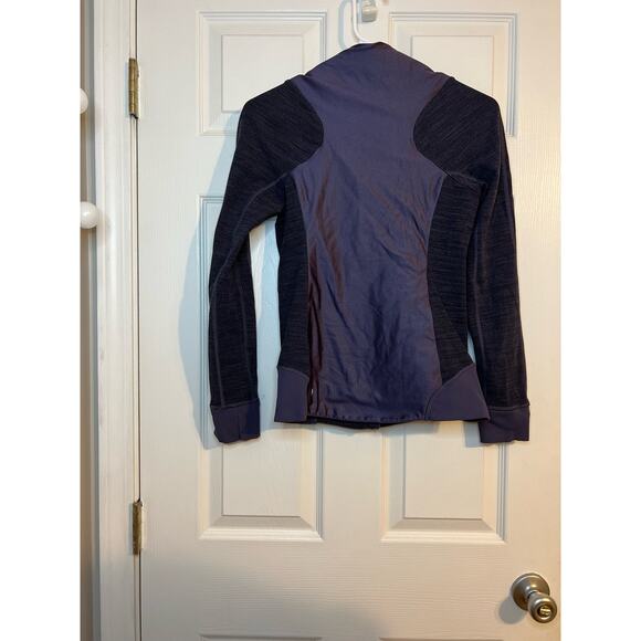 Lululemon Purple Full-Zip Emerge Renewed Jacket- Nightfall Sz: 4 - Picture 2 of 5